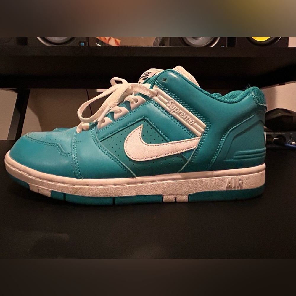 Supreme x Air Force 2 Low 'Teal'